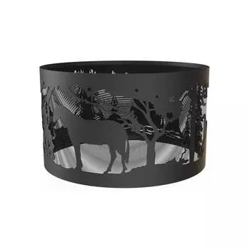 Кольцо для костра FIRE-HOUSE ежик в тумане диаметр 500 мм, с защитной сварной сеткой CC-500ежик