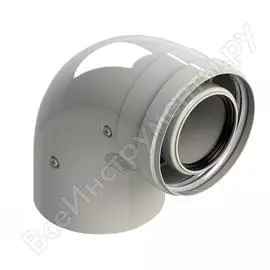 Колено для конденсационных котлов диаметром 60/100 мм mf 90 royal thermo нс-1089801