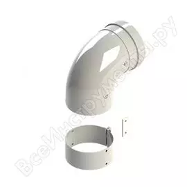 Колено подключения 90° диаметр 60/100l v royal thermo нс-1029220