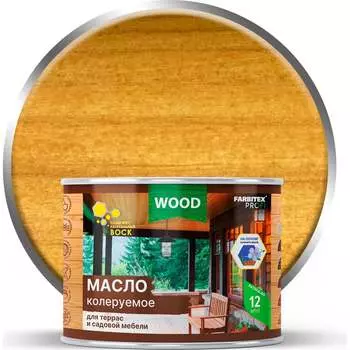 Колеруемое масло для террас и садовой мебели Farbitex 4300011007