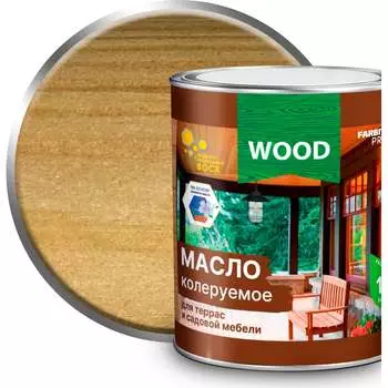 Колеруемое масло для террас и садовой мебели Farbitex 4300005281