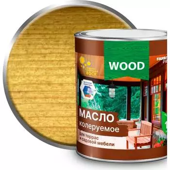 Колеруемое масло для террас и садовой мебели Farbitex 4300005116