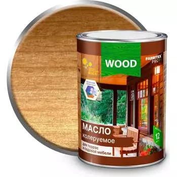 Колеруемое масло для террас и садовой мебели Farbitex 4300011012