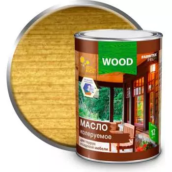 Колеруемое масло для террас и садовой мебели Farbitex 4300011003