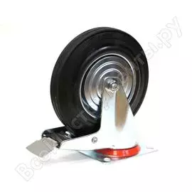 Большегрузное обрезиненное поворотное колесо EURO-LIFT 00-00001253