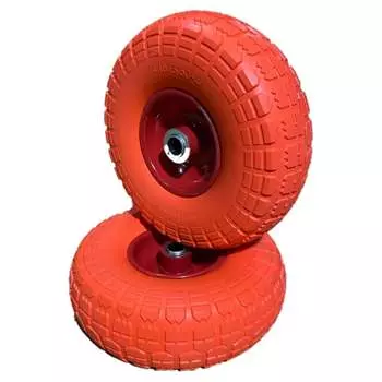 Колесо GEVA TRADE PU/3.50/4/20/90/RED/RED/Х