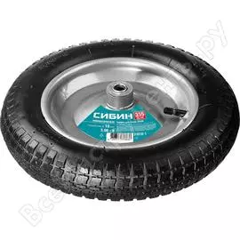 Пневматическое колесо для тачек СИБИН 39908 СИБИН СК-1 39910-1