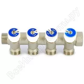 Никелированный коллектор Uni-Fitt