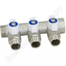 Никелированный коллектор Uni-Fitt 420N3230