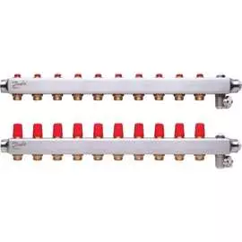 Коллекторы danfoss ssm-10 для 10 контуров 088u0810