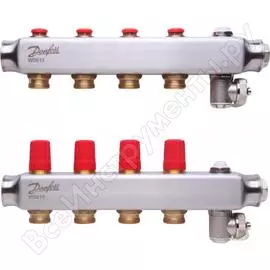 Коллекторы danfoss ssm-4 для 4 контуров 088u0804