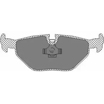 Колодки тормозные SCT