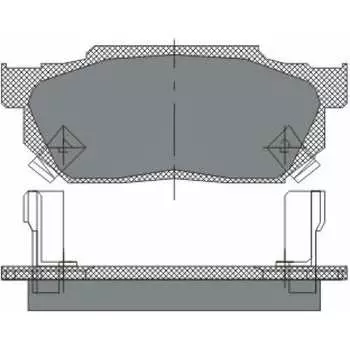 Колодки тормозные SCT
