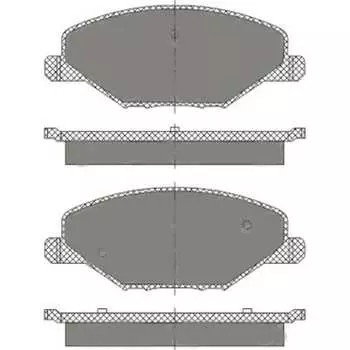 Колодки тормозные SCT SP668