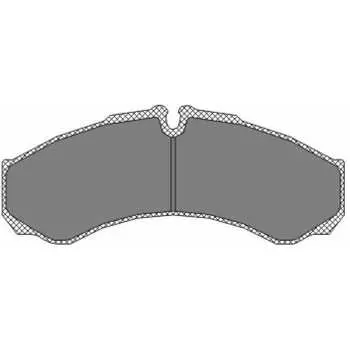 Колодки тормозные SCT SP212