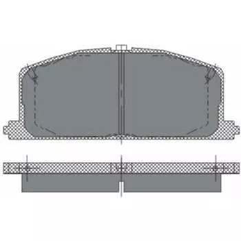 Колодки тормозные SCT SP118