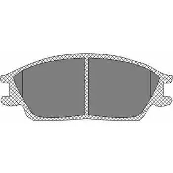 Колодки тормозные SCT SP207