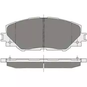 Колодки тормозные SCT SP342