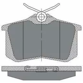 Колодки тормозные SCT SP113