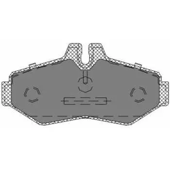 Колодки тормозные SCT SP233