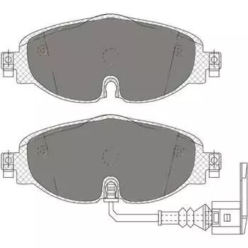 Колодки тормозные SCT SP715