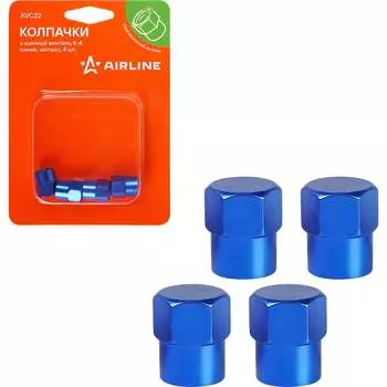 Колпачки на шинный вентиль Airline K-4 AVC22