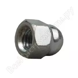 Оцинкованная колпачковая гайка ЗУБР МАСТЕР M6 DIN1587 5 кг 303680-06