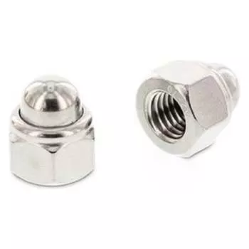 Колпачковая самоконтрящаяся оцинкованная гайка ЦКИ М10 DIN986 50 шт. 64016