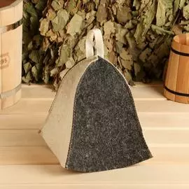 Комбинированная банная шапка СИМАЛЕНД