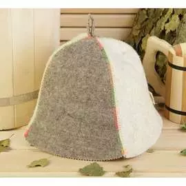 Комбинированная колпак-шапка для бани Добропаровъ