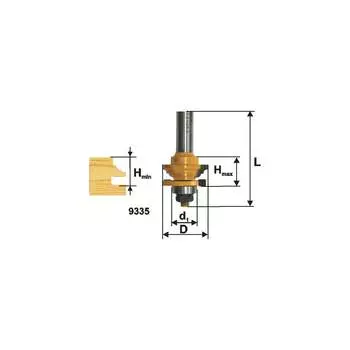 Комбинированная рамочная фреза Энкор 9335