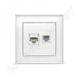 Комбинированная розетка UNIVersal Бриллиант 7947618