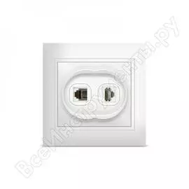 Комбинированная розетка UNIVersal Севиль С0052