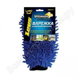 Комбинированная варежка из микрофибры zeus zm117
