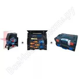 Комбинированный лазерный нивелир bosch gcl 2-50 c + gedore set 0.615.994.0kh