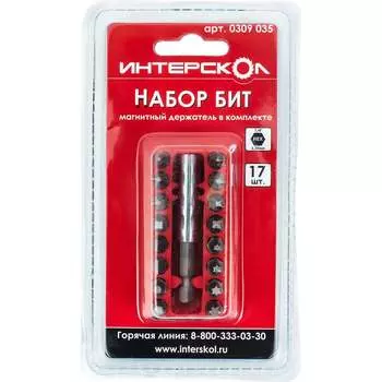 Комбинированный набор бит Интерскол 0309 035
