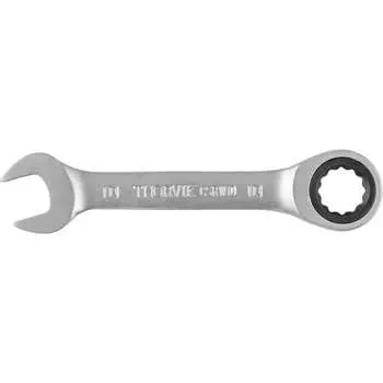 Комбинированный трещоточный короткий гаечный ключ THORVIK CSRW10 53519