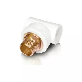 Комбинированный тройник Blue Ocean PPRF/ETT(W)-40х1,1/4"