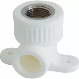 Комбинированный угольник РОСТерм ПП D25х3/4 ВР С КРЕПЛ angcombmountPPR25-3/4in