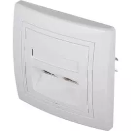 Коммуникационная двойная розетка Aling-conel PRESTIGE 614.00 113031