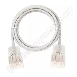 Коммутационный шнур nikomax u/utp 4 пары, серый, 3м nmc-pc4ud00d-030-gy