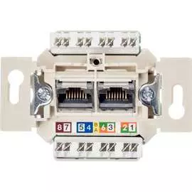 Компьютерная двухместная розетка Siemens