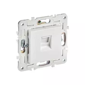 Компьютерная розетка IEK SKANDY RJ45 кат.5E SK-K01W арктический белый SK-K10-1-K01