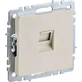 Компьютерная розетка rj45 IEK Brite рк10-бркр BR-K10-1-K10