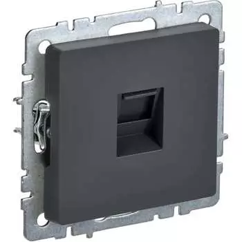 Компьютерная розетка rj45 IEK Brite рк10-брг BR-K10-1-K53
