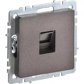 Компьютерная розетка rj45 IEK Brite рк10-бртб BR-K10-1-K45