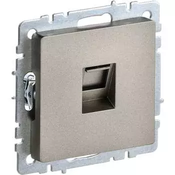 Компьютерная розетка rj45 IEK Brite рк10-брш BR-K10-1-K37