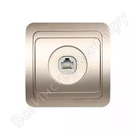 Компьютерная розетка Smartbuy Марс SBE-02c-S1-RJ