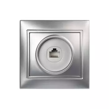 Компьютерная розетка Smartbuy Венера SBE-01s-S1-RJ