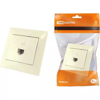 Компьютерная розетка TDM ELECTRIC Лама SQ1815-0116